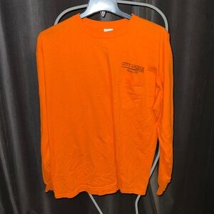 Mens long sleeve hunting/work orange shirt city liquor Hosmer South Dakota